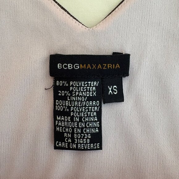 BCBGMaxAzria New Year's Eve Cocktail Dress Art Deco Vibes XS - Picture 7 of 11